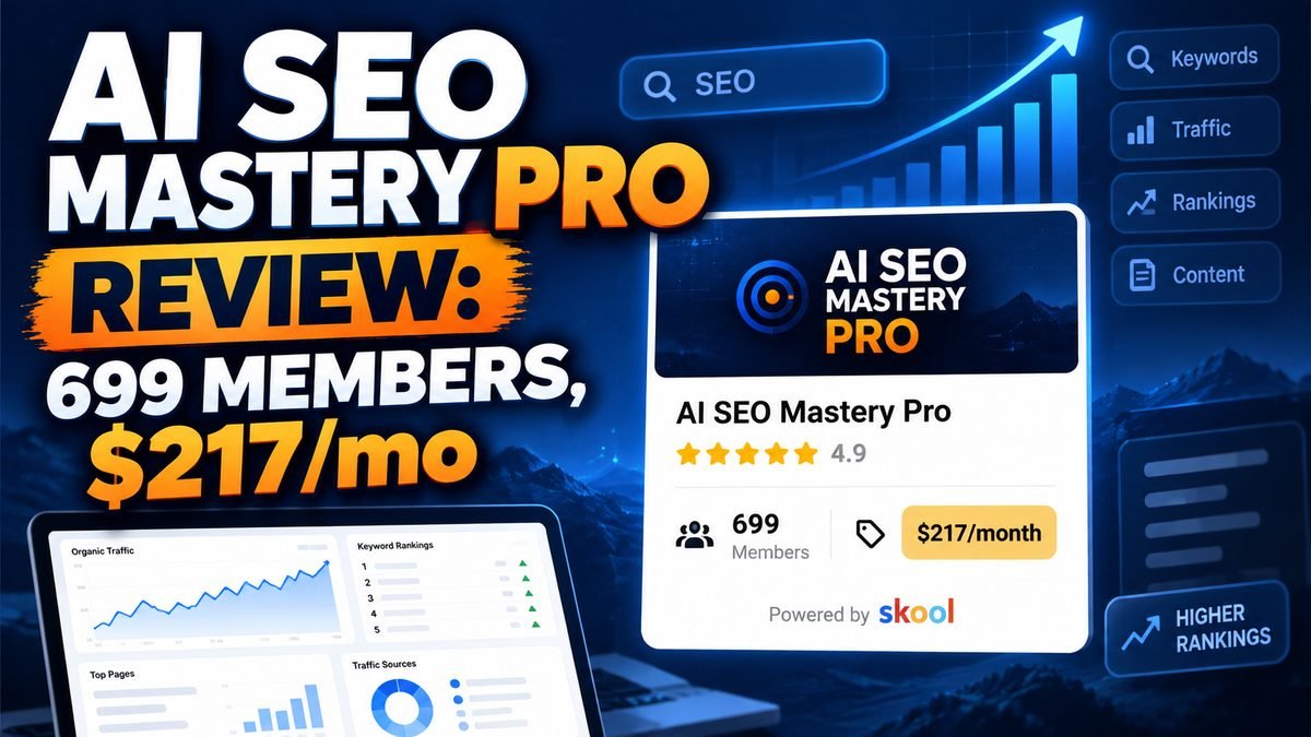 AI SEO Mastery Pro Skool review 2026, Caleb Ulku local SEO community