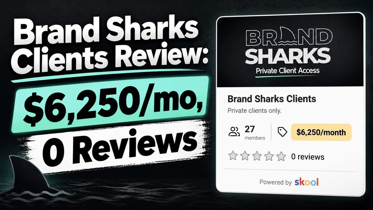 Brand Sharks Clients Skool review 2026, Danny Seliger private client community