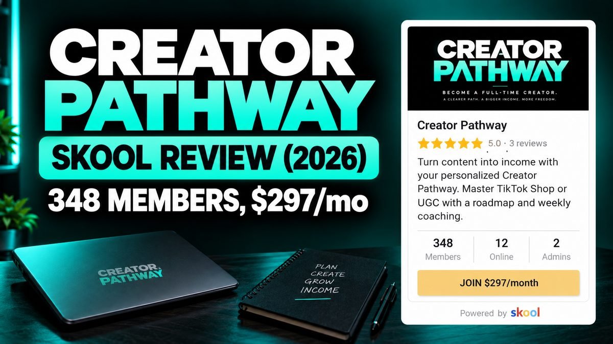 Creator Pathway Skool review 2026, Gibran Mims community for TikTok Shop and UGC creators
