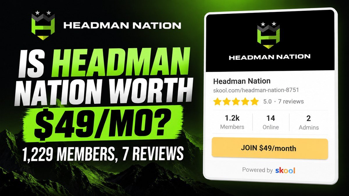 Headman Nation Skool review 2026, Casey Zander dating community listed at $49 a month