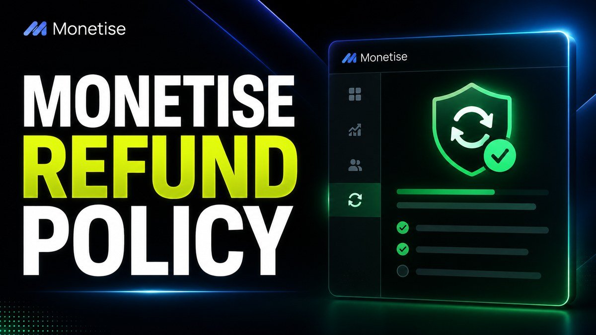 Monetise refund policy 2026: the 7-day no-questions refund window explained
