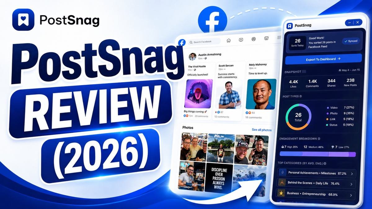 PostSnag review 2026: Facebook post capture Chrome extension and analytics dashboard