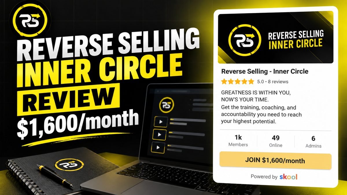 Reverse Selling Inner Circle Skool review 2026, Brandon Mulrenin listing agent coaching community