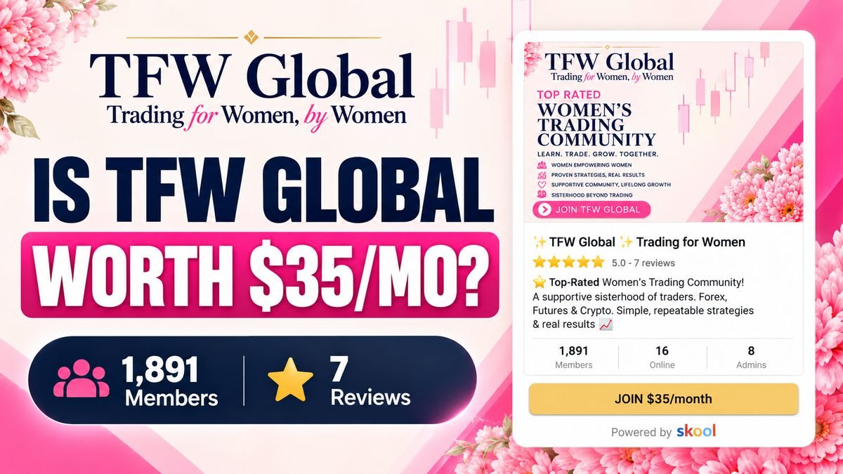 TFW Global Trading for Women Skool review 2026, women's forex and futures community