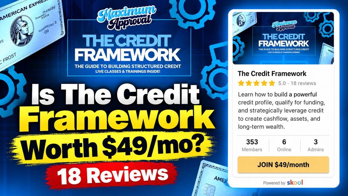 The Credit Framework Skool review 2026, a $49 per month credit and funding community run by Brianna Shehee
