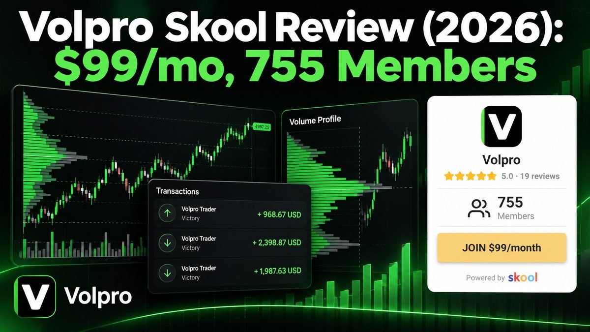 Volpro Skool review 2026, Cam Narayan volume profile trading community